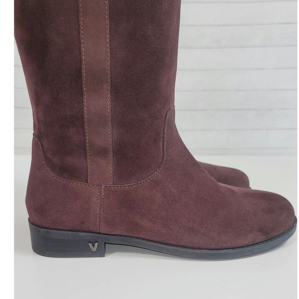 Vionic Downing Boot In Chocolate Brown Suede, Sz … - image 7